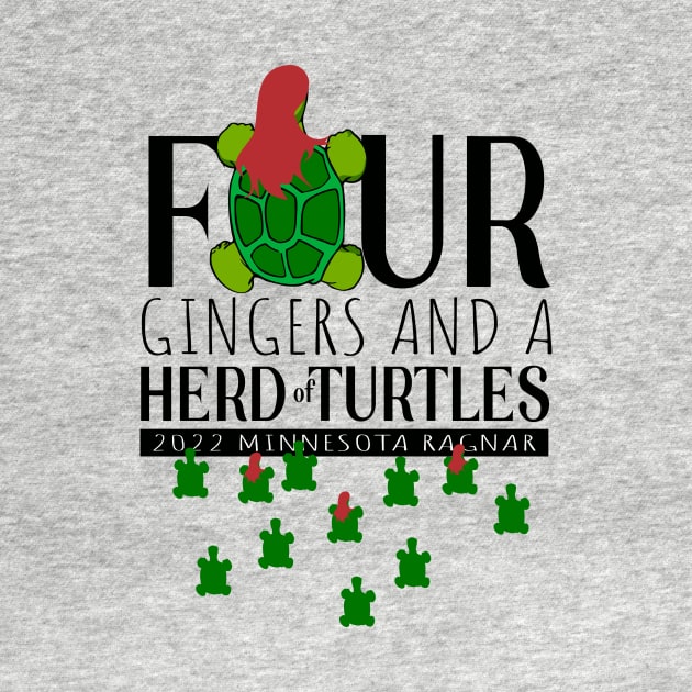 Four Gingers and a Herd of Turtles by ZombieNinjas